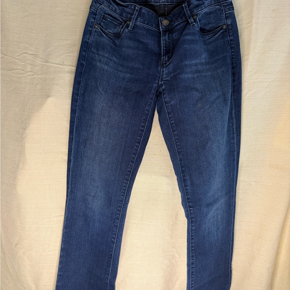 LOFT Dark Blue Straight Leg Jeans